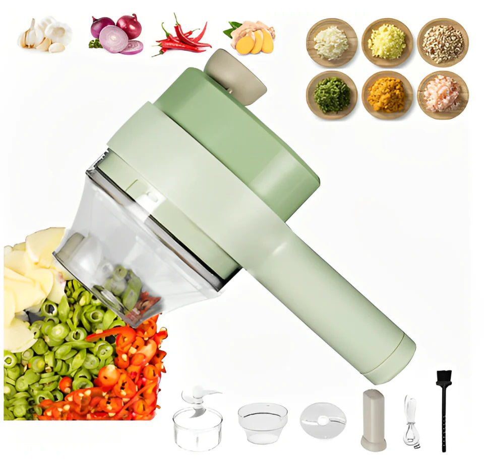 PICADOR DE VERDURAS ELÉCTRICO-REDUCE UN 50% DEL TIEMPO AL COCINAR-ENVÍO GRATIS