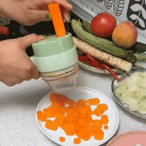 PICADOR DE VERDURAS ELÉCTRICO-REDUCE UN 50% DEL TIEMPO AL COCINAR-ENVÍO GRATIS